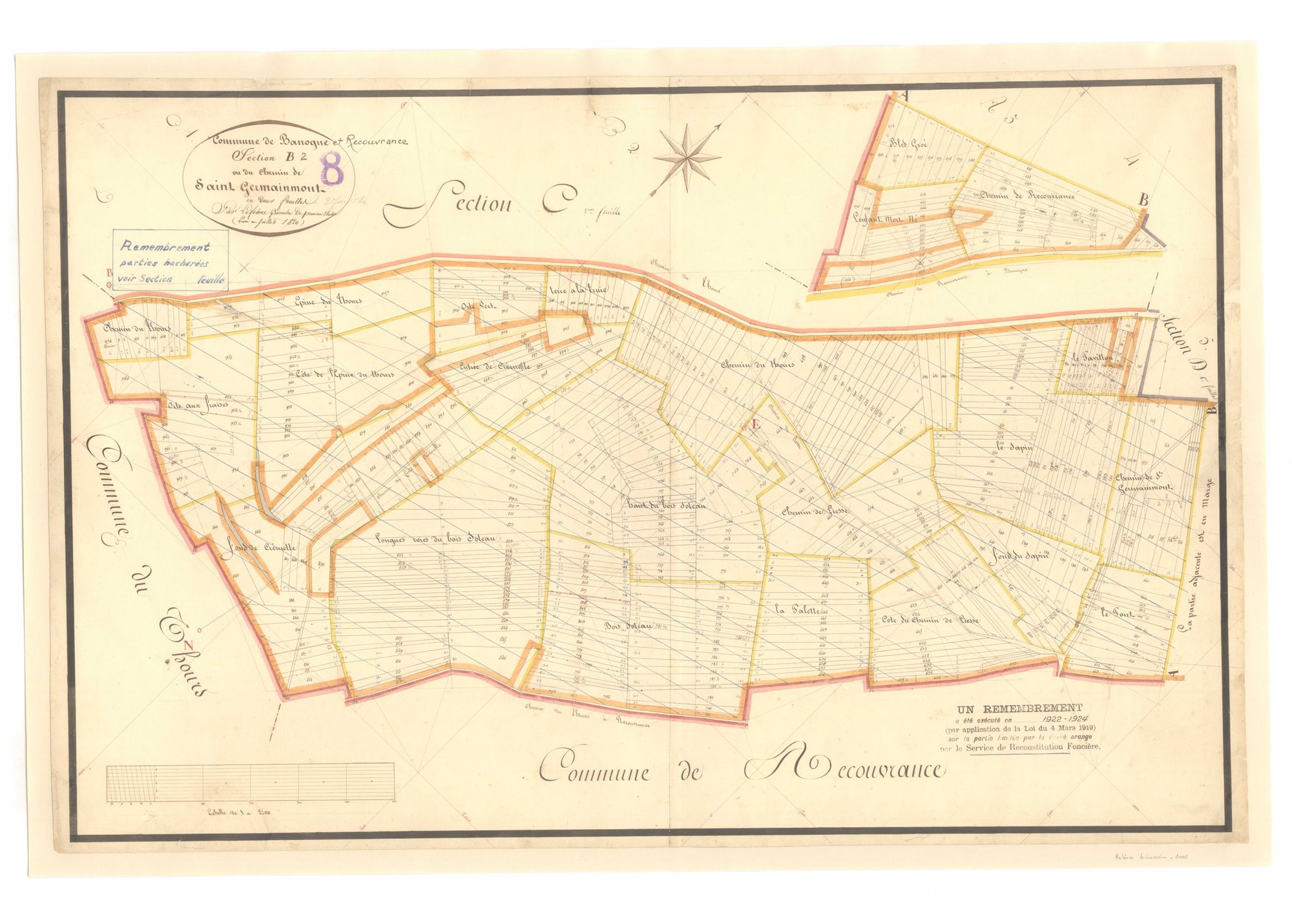 Banogne-Recouvrance - Le Chemin de Saint-Germainmont