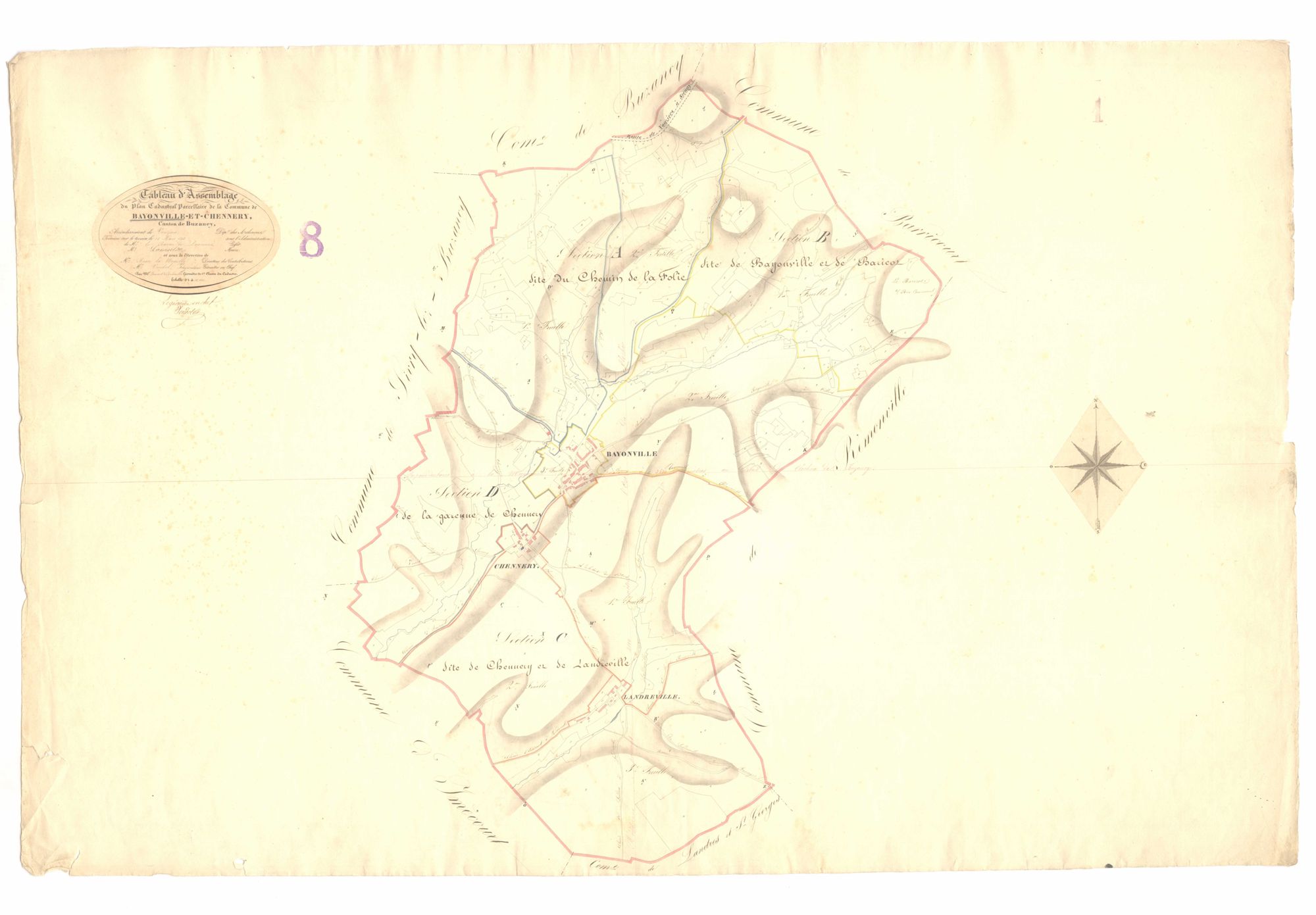 Bayonville - Tableau d'assemblage