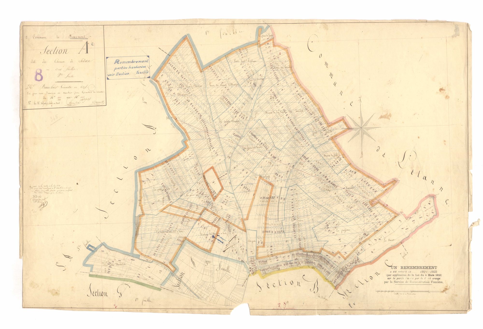 Beaumont-en-Argonne - Le Chemin de Sedan