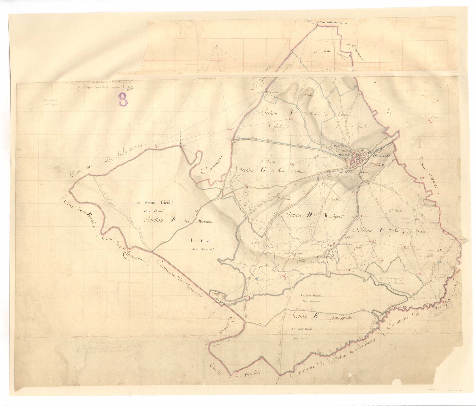 Beaumont-en-Argonne - Tableau d'assemblage