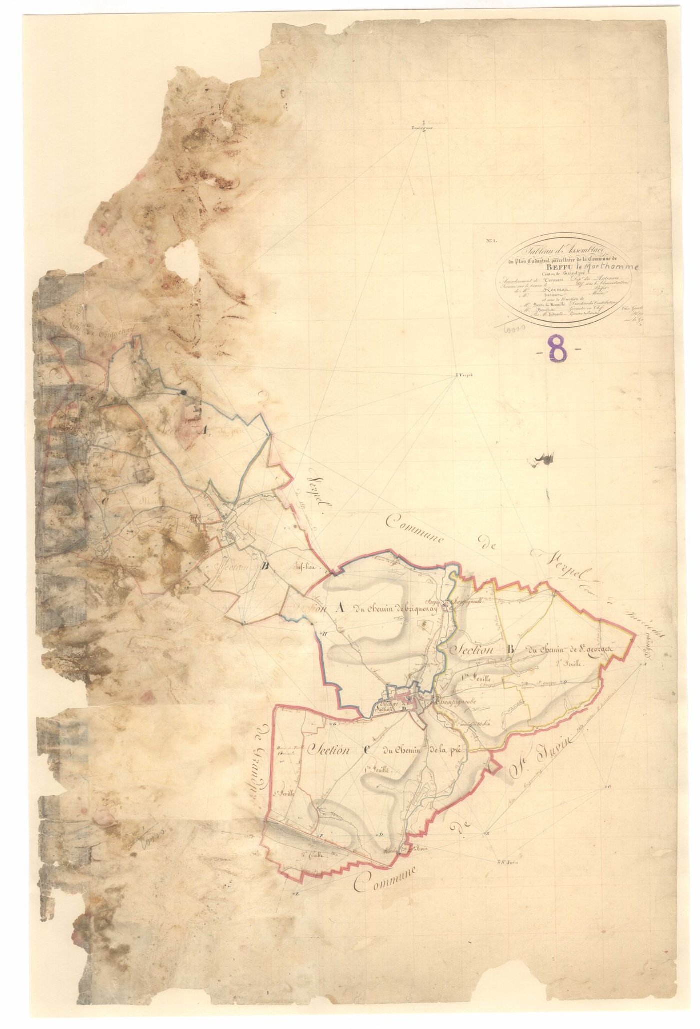 Beffu-et-le-Morthomme - Tableau d'assemblage