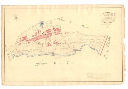 Bergnicourt - Le Village et le Chemin de Château