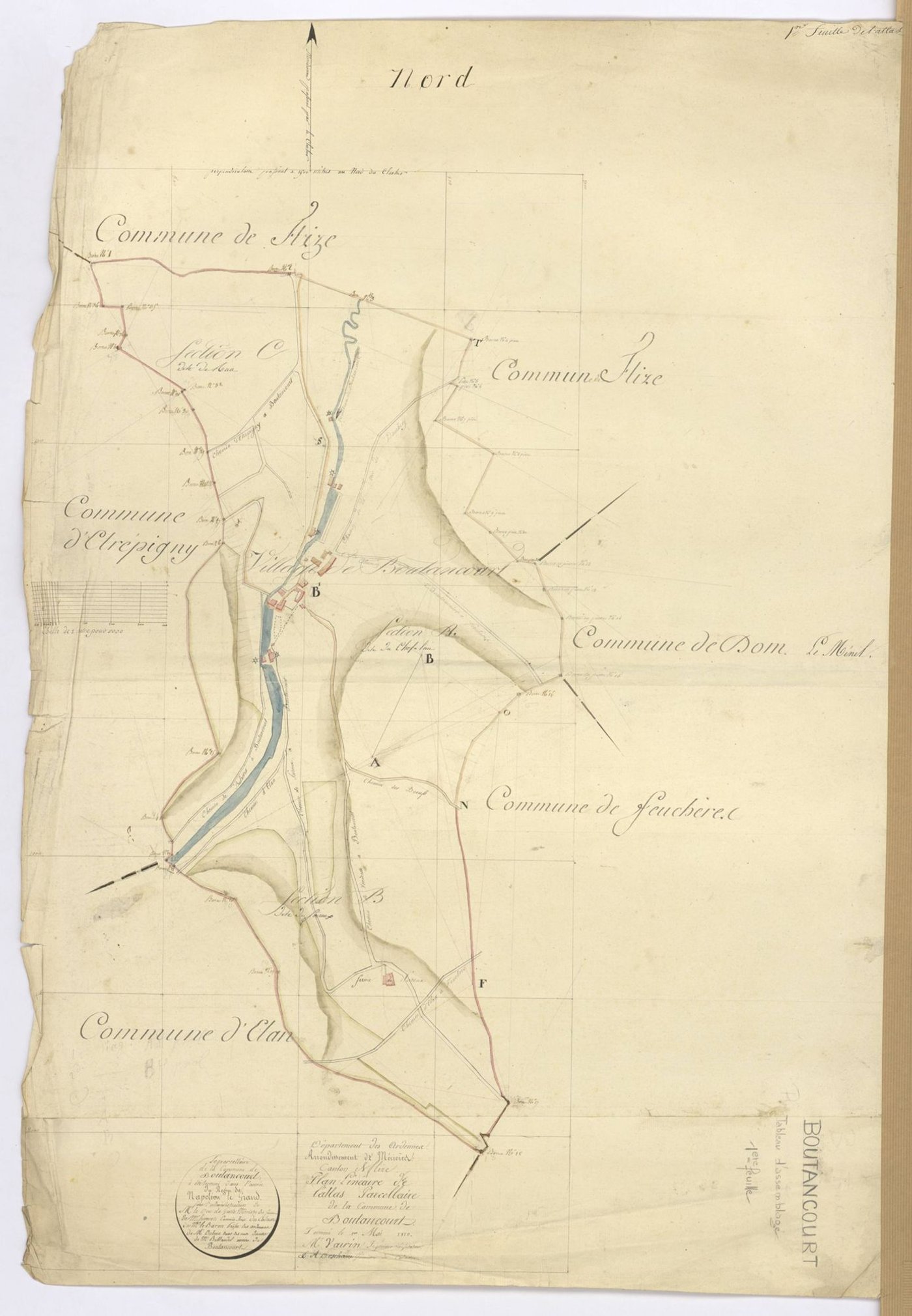 Boutancourt - Tableau d'assemblage