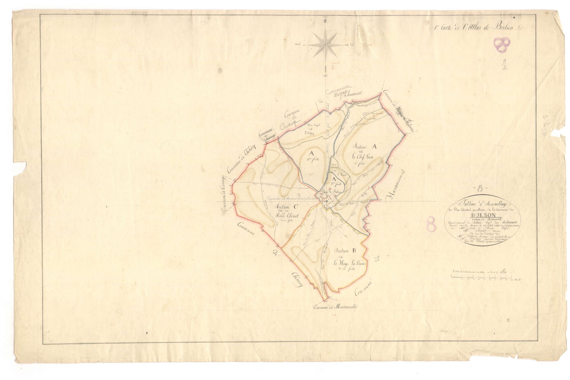 Bulson - Tableau d'assemblage