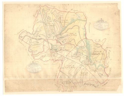 Chagny - Tableau d'assemblage de Baâlons, Bouvellemont et Chagny