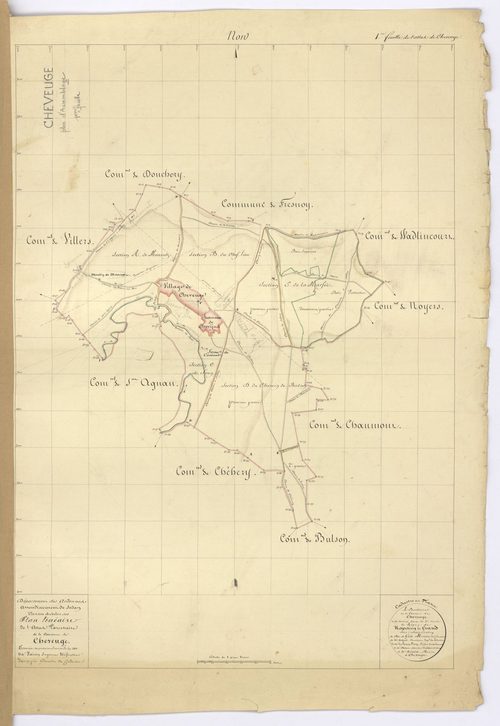 Cheveuges - Tableau d'assemblage