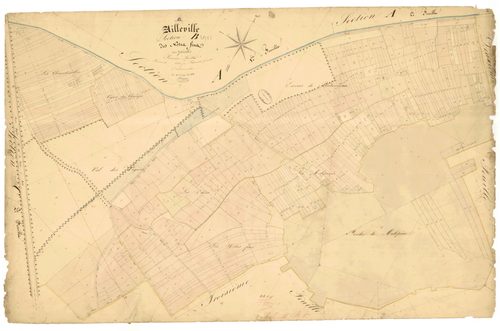 Ailleville, section B dite des notea fina, feuille n° 1, n°1-464