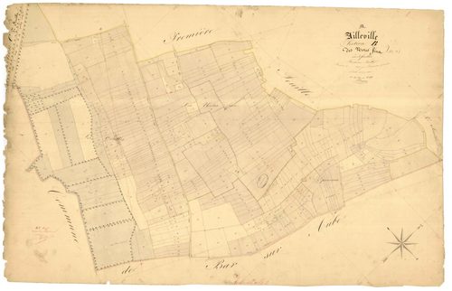 Ailleville, section B dite des notea fina, feuille n° 3, n°624-949
