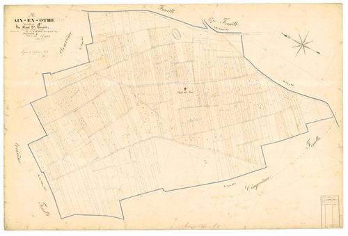 Aix-en-Othe, section A dite du mont Saint Benoit, feuille n° 4