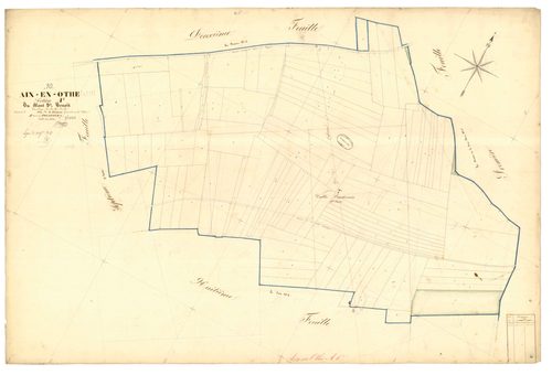 Aix-en-Othe, section A dite du mont Saint Benoit, feuille n° 6