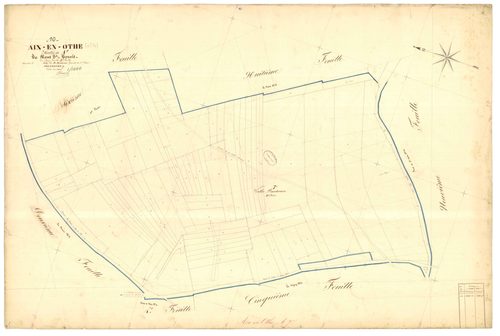 Aix-en-Othe, section A dite du mont Saint Benoit, feuille n° 7