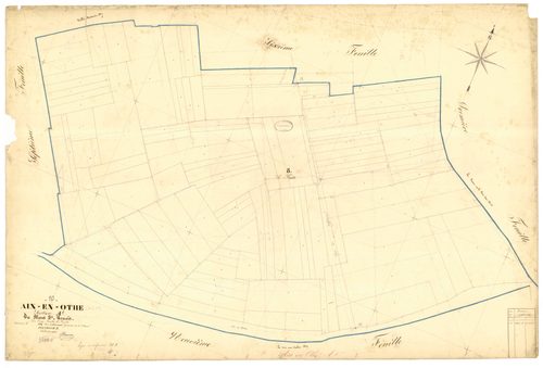 Aix-en-Othe, section A dite du mont Saint Benoit, feuille n° 8