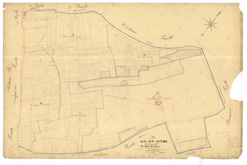 Aix-en-Othe, section A dite du mont Saint Benoit, feuille n° 9