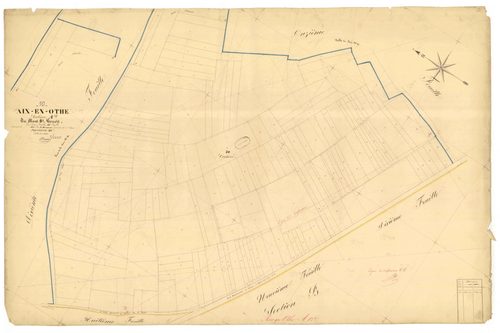 Aix-en-Othe, section A dite du mont Saint Benoit, feuille n° 12