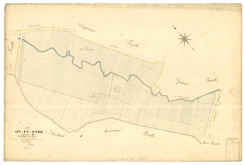 Aix-en-Othe, section B dite du village et des prés, feuille n° 6
