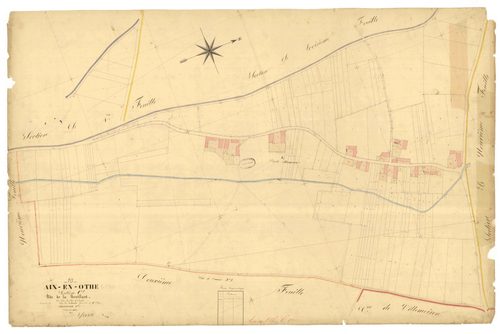 Aix-en-Othe, section C dite de la bouillant, feuille n° 1
