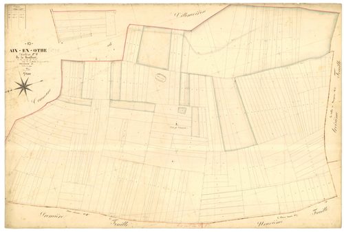 Aix-en-Othe, section C dite de la bouillant, feuille n° 2