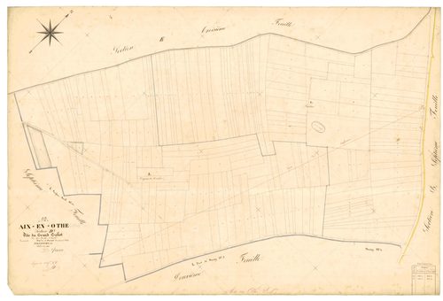 Aix-en-Othe, section D dite du grand gollot, feuille n° 1