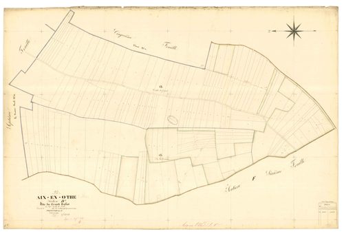 Aix-en-Othe, section D dite du grand gollot, feuille n° 6