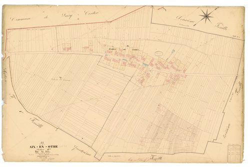 Aix-en-Othe, section E dite du jars, feuille n° 5