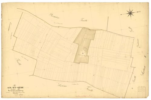 Aix-en-Othe, section F dite des cornées et du mineroy, feuille n° 2