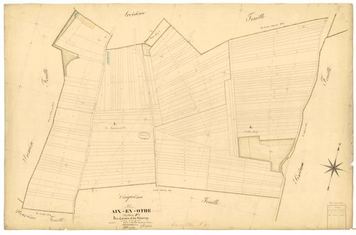 Aix-en-Othe, section F dite des cornées et du mineroy, feuille n° 4