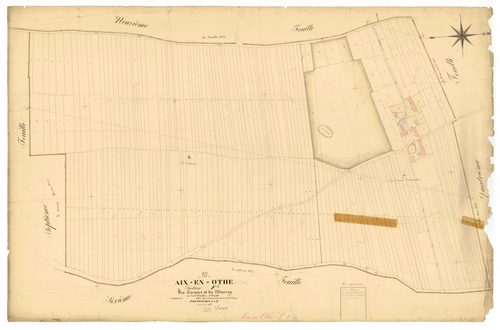 Aix-en-Othe, section F dite des cornées et du mineroy, feuille n° 5