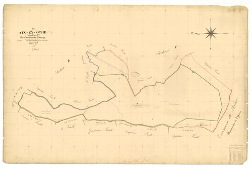 Aix-en-Othe, section F dite des cornées et du mineroy, feuille n° 6