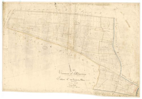 Allibaudières, section G dite des pointes du Mée, feuille n° 1