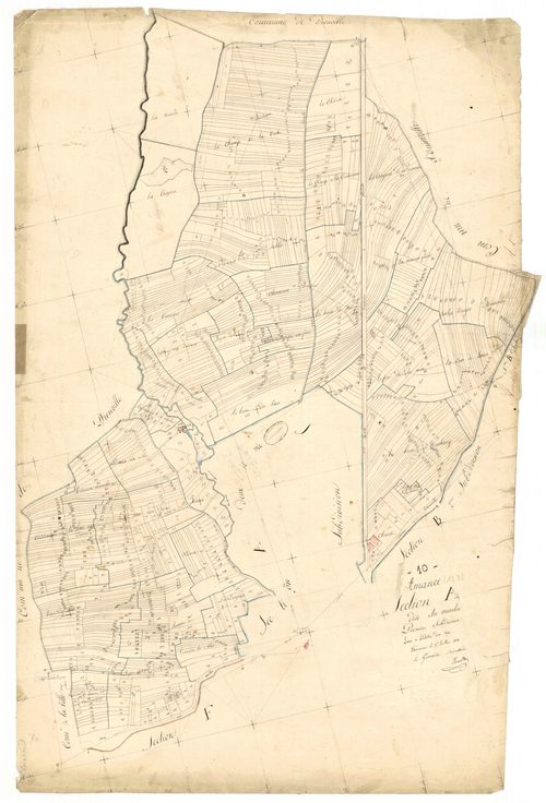 Amance, section A dite du moulin, feuille n° 1