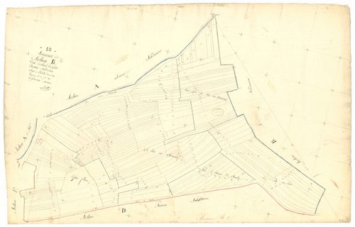 Amance, section B dite du haut des guets, feuille n° 1