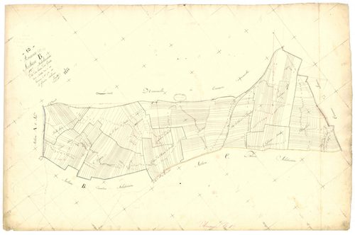 Amance, section B dite du haut des guets, feuille n° 2