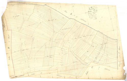 Amance, section C dite du haut chemin, feuille n° 1
