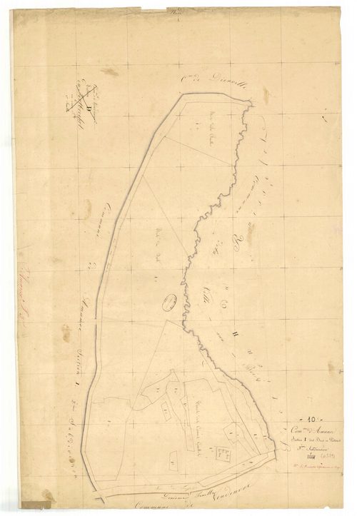 Amance, section I dite des bois et pâtures, feuille n° 3