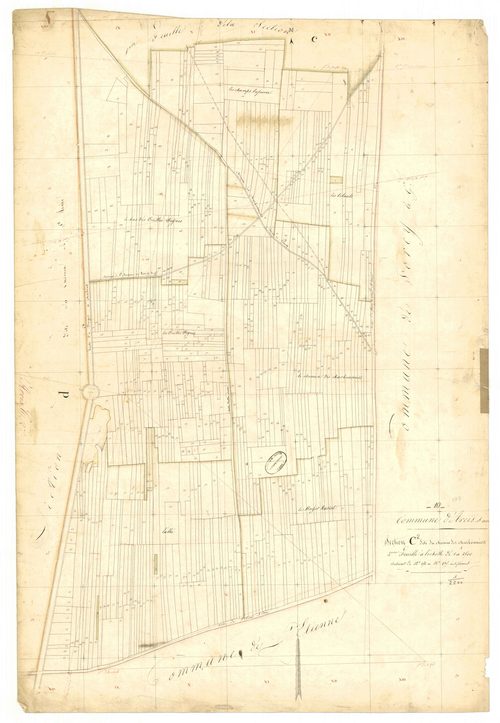 Arcis-sur-Aube, section C dite du chemin des charbonniers, feuille n° 2, parcelles n°258-895