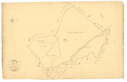 Arconville, section A dite Bretonnière, feuille n° 5, parcelles n°725-815