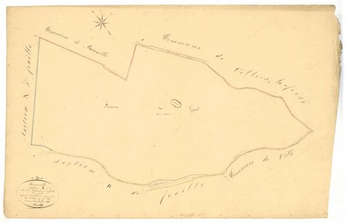 Arconville, section A dite Bretonnière, feuille n° 6, parcelles n°816-829