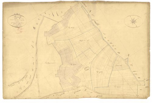 Arconville, section A dite Bretonnière, feuille n° 1, parcelles n°1-201