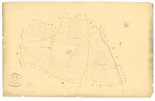 Arconville, section B dite de Fraville, feuille n° 2, parcelles n°337-437