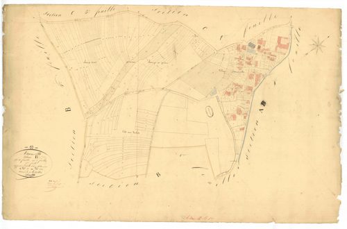 Arconville, section B dite de Fraville, feuille n° 1, parcelles n°1-336