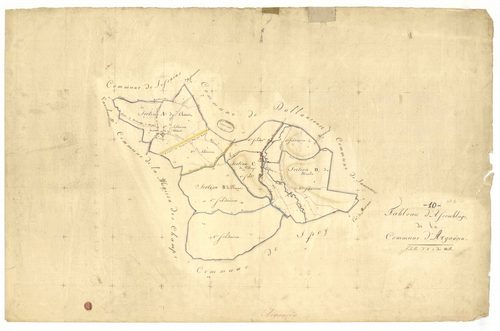 Argançon, tableau d'assemblage