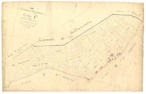 Argançon, section C dite du village, feuille n° 1