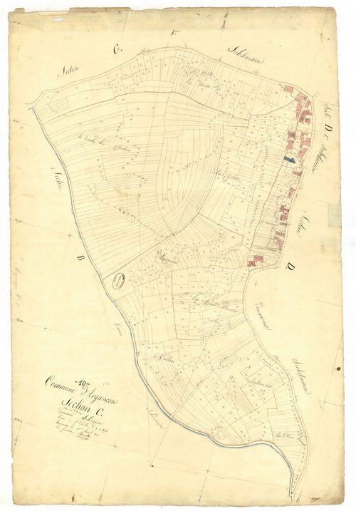 Argançon, section C dite du village, feuille n° 2