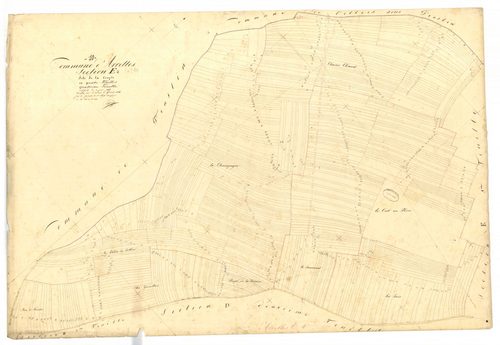 Arrelles, section E dite de la couple, feuille n° 4, parcelles n°1896-2474
