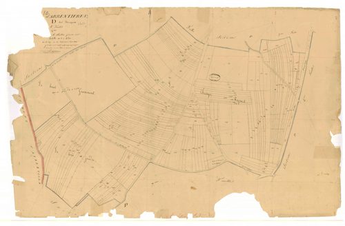 Arrentières, section D dite des rougeux, feuille n° 8, parcelles n°2227-2372