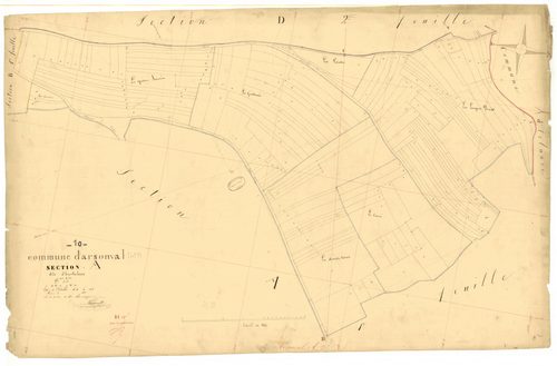Arsonval, section A dite d'hurtebise, parcelles n°27-184