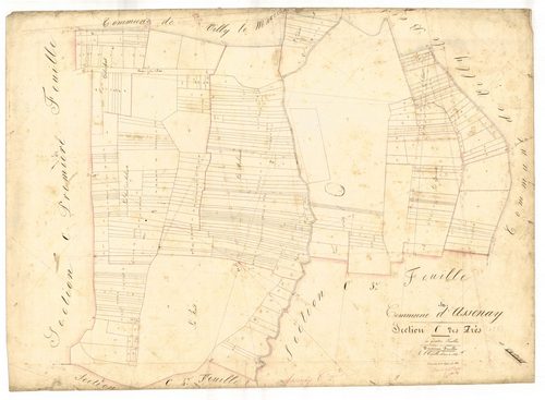 Assenay, section C dite des prés, feuille n° 2