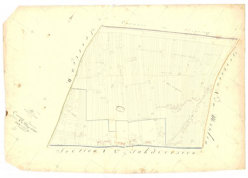Assencières, section I dite du village, feuille n° 1