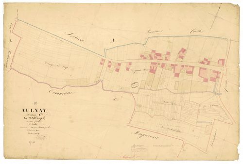 Aulnay, section C dite du village, feuille n° 1, parcelles n°1-265