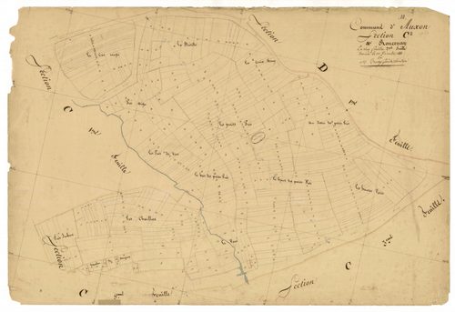 Auxon, section C dite de Roncenay, feuille n° 2